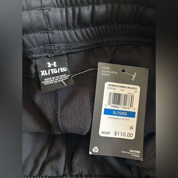 Under Armour woman’s unstoppable crew pant color black - Picture 6 of 7